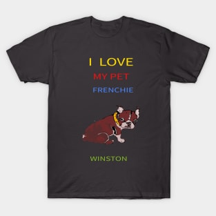 Pet Frenchie Winston T-Shirt